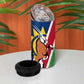 Namibia Gemsbok 4 in 1 Can Cooler Tumbler Flag Design with African Patterns
