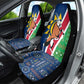 Namibia Gemsbok Car Seat Cover Flag Design with African Patterns