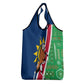 Namibia Gemsbok Grocery Bag Flag Design with African Patterns