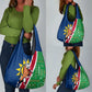 Namibia Gemsbok Grocery Bag Flag Design with African Patterns