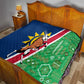 Namibia Gemsbok Quilt Flag Design with African Patterns