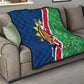 Namibia Gemsbok Quilt Flag Design with African Patterns