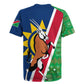 Namibia Gemsbok Rugby Jersey Flag Design with African Patterns