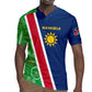 Namibia Gemsbok Rugby Jersey Flag Design with African Patterns