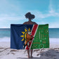 Namibia Gemsbok Sarong Flag Design with African Patterns