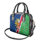 Namibia Gemsbok Shoulder Handbag Flag Design with African Patterns