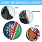 Namibia Gemsbok Spare Tire Cover Flag Design with African Patterns