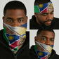 Afro Namibia Map Neck Gaiter National Emblem and Cultural Motif Design TS04
