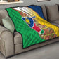 Afro Namibia Map Quilt National Emblem and Cultural Motif Design