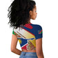 Afro Namibia Map Raglan Cropped T shirt National Emblem and Cultural Motif Design