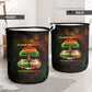 Black History Tree of Knowledge Laundry Basket Pan-African Afrocentric Drip Art Illustration
