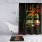 Black History Tree of Knowledge Bathroom Set Pan-African Afrocentric Drip Art Illustration