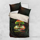 Black History Tree of Knowledge Bedding Set Pan-African Afrocentric Drip Art Illustration