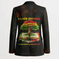 Black History Tree of Knowledge Blazer Pan-African Afrocentric Drip Art Illustration