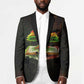 Black History Tree of Knowledge Blazer Pan-African Afrocentric Drip Art Illustration