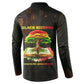 Black History Tree of Knowledge Button Sweatshirt Pan-African Afrocentric Drip Art Illustration