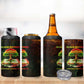 Black History Tree of Knowledge 4 in 1 Can Cooler Tumbler Pan-African Afrocentric Drip Art Illustration