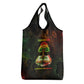 Black History Tree of Knowledge Grocery Bag Pan-African Afrocentric Drip Art Illustration