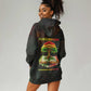 Black History Tree of Knowledge Hoodie Dress Pan-African Afrocentric Drip Art Illustration