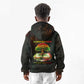 Black History Tree of Knowledge Kid Hoodie Pan-African Afrocentric Drip Art Illustration