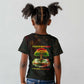 Black History Tree of Knowledge Kid T shirt Pan-African Afrocentric Drip Art Illustration