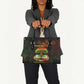 Black History Tree of Knowledge Leather Bag Pan-African Afrocentric Drip Art Illustration