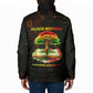 Black History Tree of Knowledge Padded Jacket Pan-African Afrocentric Drip Art Illustration