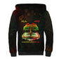 Black History Tree of Knowledge Sherpa Hoodie Pan-African Afrocentric Drip Art Illustration