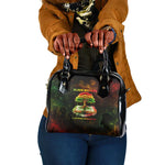 Black History Tree of Knowledge Shoulder Handbag Pan-African Afrocentric Drip Art Illustration