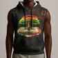 Black History Tree of Knowledge Sleeveless Hoodie Pan-African Afrocentric Drip Art Illustration