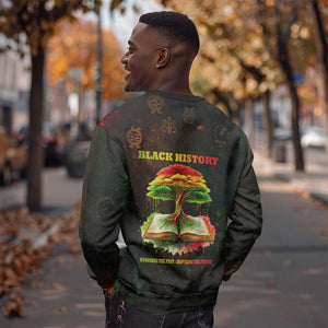 Black History Tree of Knowledge Sweatshirt Pan-African Afrocentric Drip Art Illustration