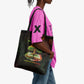 Black History Tree of Knowledge Tote Bag Pan-African Afrocentric Drip Art Illustration