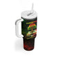 Black History Tree of Knowledge Tumbler With Handle Pan-African Afrocentric Drip Art Illustration