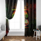 Black History Tree of Knowledge Window Curtain Pan-African Afrocentric Drip Art Illustration