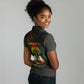 Black History Tree of Knowledge Women Polo Shirt Pan-African Afrocentric Drip Art Illustration