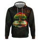 Black History Tree of Knowledge Zip Hoodie Pan-African Afrocentric Drip Art Illustration
