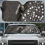 Harriet Tubman Underground Railroad Auto Sun Shade Fearless In The Dark - Civil Rights Hero Vintage Art