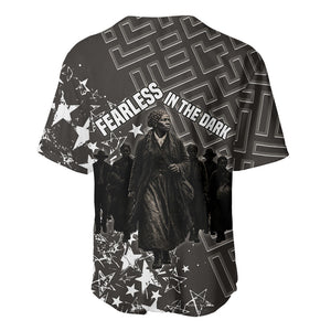 Harriet Tubman Underground Railroad Baseball Jersey Fearless In The Dark - Civil Rights Hero Vintage Art