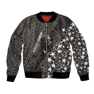 Harriet Tubman Underground Railroad Bomber Jacket Fearless In The Dark - Civil Rights Hero Vintage Art