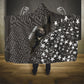 Harriet Tubman Underground Railroad Hooded Blanket Fearless In The Dark - Civil Rights Hero Vintage Art