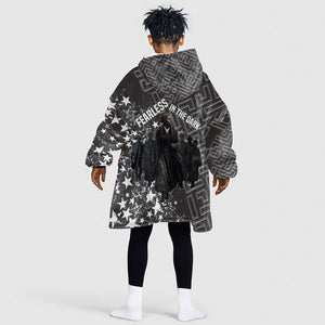 Harriet Tubman Underground Railroad Kid Wearable Blanket Hoodie Fearless In The Dark - Civil Rights Hero Vintage Art