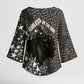 Harriet Tubman Underground Railroad Kimono Sleeve Blouse Fearless In The Dark - Civil Rights Hero Vintage Art