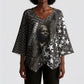 Harriet Tubman Underground Railroad Kimono Sleeve Blouse Fearless In The Dark - Civil Rights Hero Vintage Art