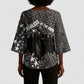 Harriet Tubman Underground Railroad Kimono Sleeve Blouse Fearless In The Dark - Civil Rights Hero Vintage Art