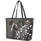Harriet Tubman Underground Railroad Leather Tote Bag Fearless In The Dark - Civil Rights Hero Vintage Art
