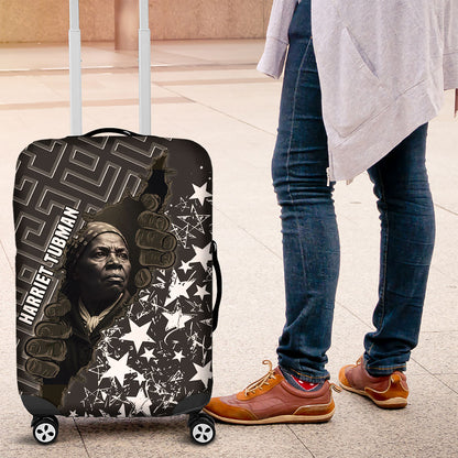 Harriet Tubman Underground Railroad Luggage Cover Fearless In The Dark - Civil Rights Hero Vintage Art
