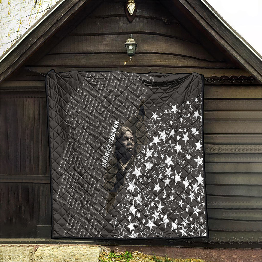 Harriet Tubman Underground Railroad Quilt Fearless In The Dark - Civil Rights Hero Vintage Art
