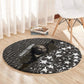 Harriet Tubman Underground Railroad Round Carpet Fearless In The Dark - Civil Rights Hero Vintage Art