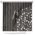 Harriet Tubman Underground Railroad Shower Curtain Fearless In The Dark - Civil Rights Hero Vintage Art