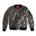 Harriet Tubman Underground Railroad Sleeve Zip Bomber Jacket Fearless In The Dark - Civil Rights Hero Vintage Art